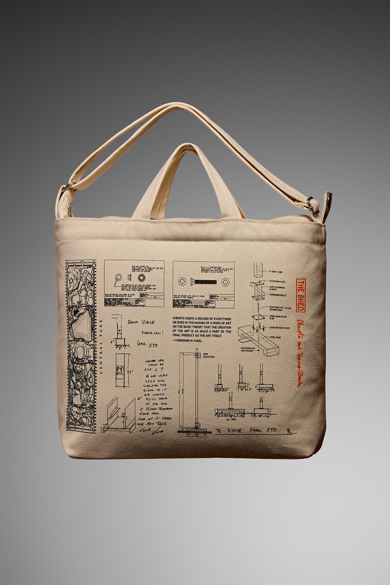 The Gates: Zip Tote Bag
